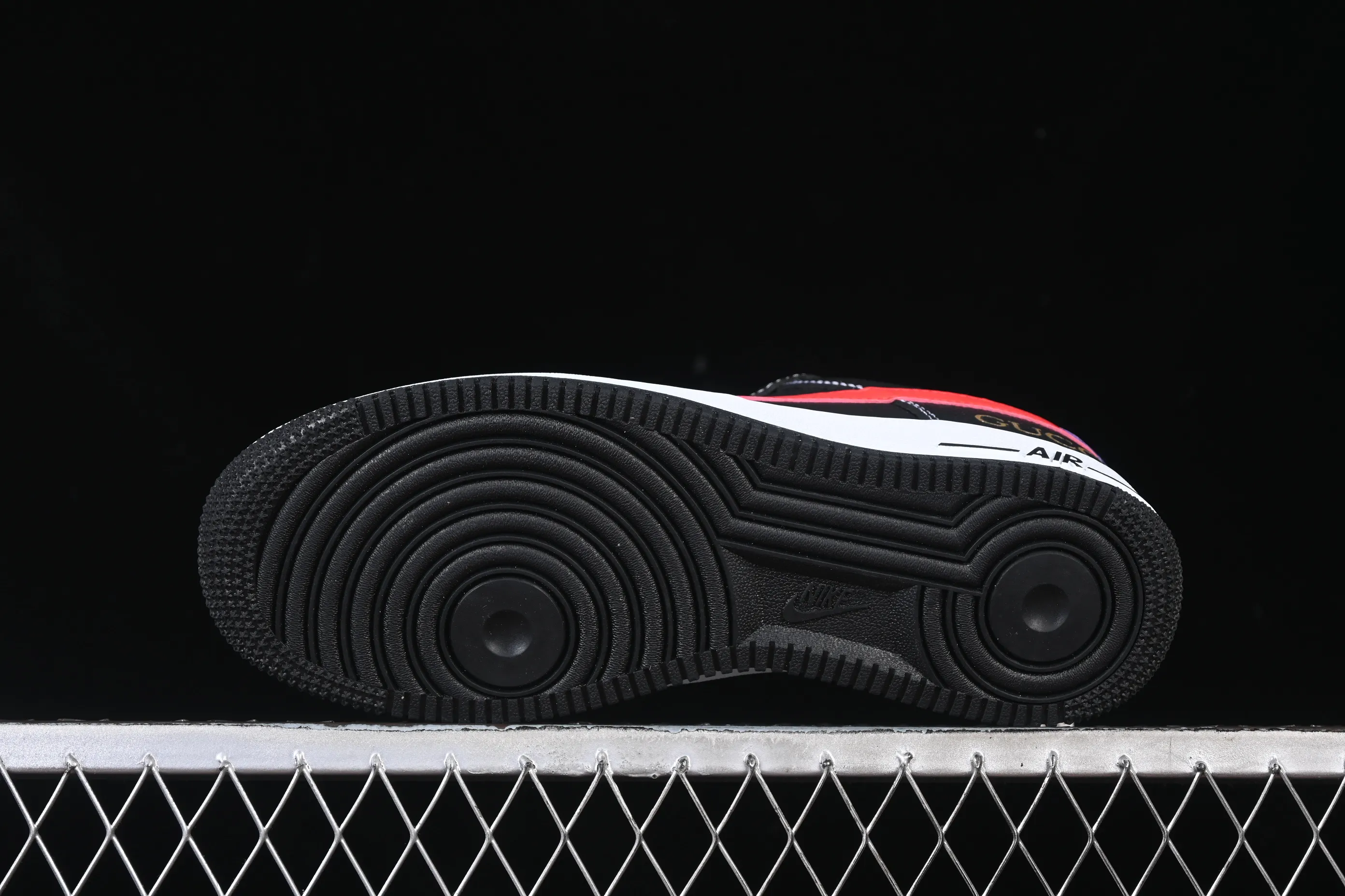 All categories Nk Air Force 1 Air Force series Nk Air Force 1 Low Air Force low-top Nike Air Force 1'07 Low Gucci joint black and red hook Air Force 1 low-top casual sneakers AH8462-001